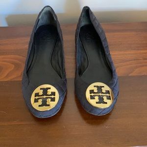 Quilted Tory Burch Flats